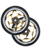 ENVY - 120MM X 30MM TRI BEARING WHEEL PAIR - GOLD/BLACK