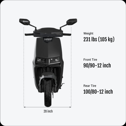Lightning 3000 - 30 Ah HMP Electric Moped