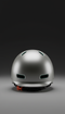Pearl silver commuter helmet