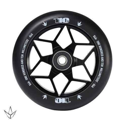 ENVY 110MM WHEEL DIAMOND BLACK PAIR