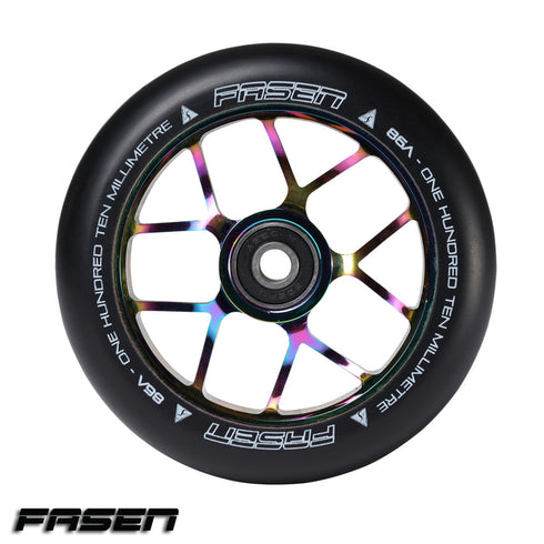 FASEN 110MM JET WHEEL OIL SLICK CORE/BLACK PU