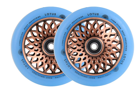 Root Industries - 110mm x 24mm Lotus Wheels - Blu-Ray/Black