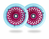 Root Industries - 110mm x 24mm Lotus Wheels - Blu-Ray/Black