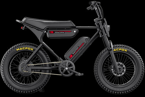 Macfox X1S Commuter Ebike 38 to 76 miles 25mph