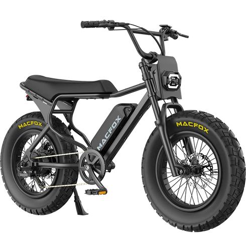 Macfox X7 Electric Bike Single Battery in Black