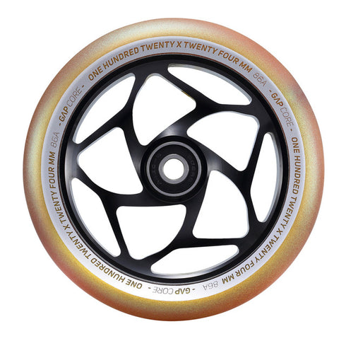 ENVY 120MM GAP CORE WHEEL PAIR - BLACK/GOLD