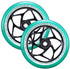 ENVY 120MM GAP CORE WHEEL PAIR - BLACK/JADE