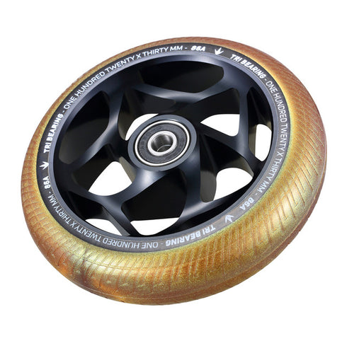 ENVY - 120MM X 30MM TRI BEARING WHEEL PAIR - BLACK/GOLD