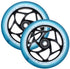ENVY - 120MM X 30MM TRI BEARING WHEEL PAIR - BLACK/TEAL