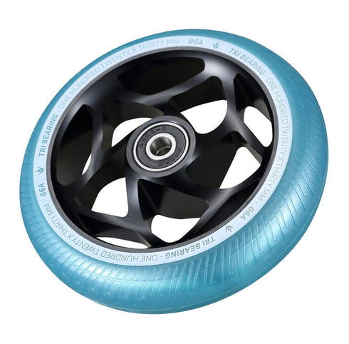 ENVY - 120MM X 30MM TRI BEARING WHEEL PAIR - BLACK/TEAL