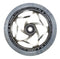 ENVY - 120MM X 30MM TRI BEARING WHEEL PAIR - CHROME/CLEAR
