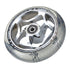 ENVY - 120MM X 30MM TRI BEARING WHEEL PAIR - CHROME/CLEAR