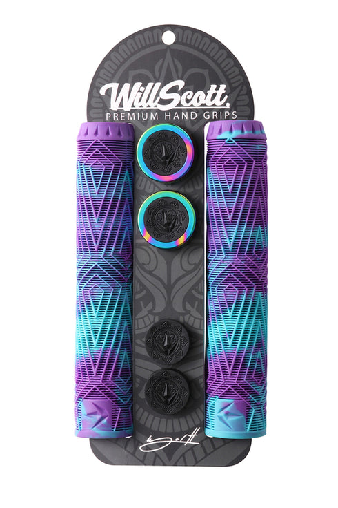 ENVY - W SCOTT HAND GRIPS - PURPLE/TEAL