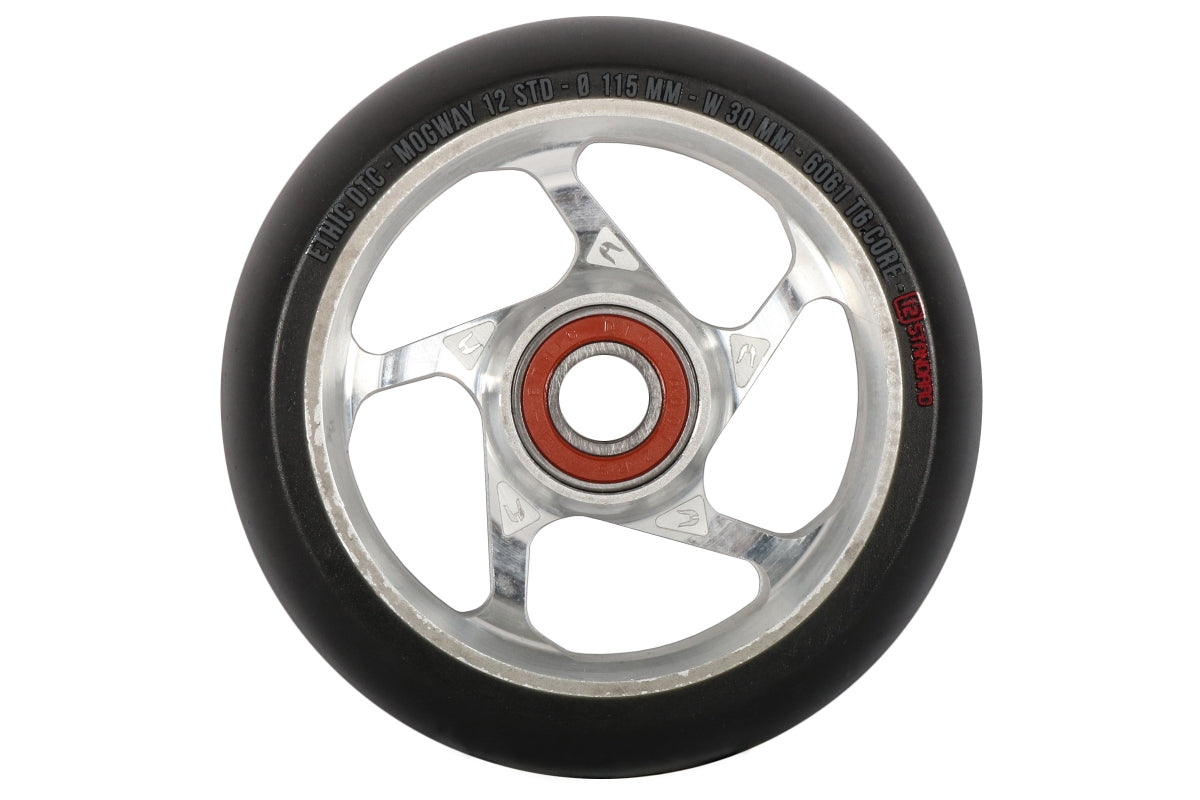 Roues De Rechange Ethic DTC – 115x30mm Noires, Pour Mogway/12STD, Neuves