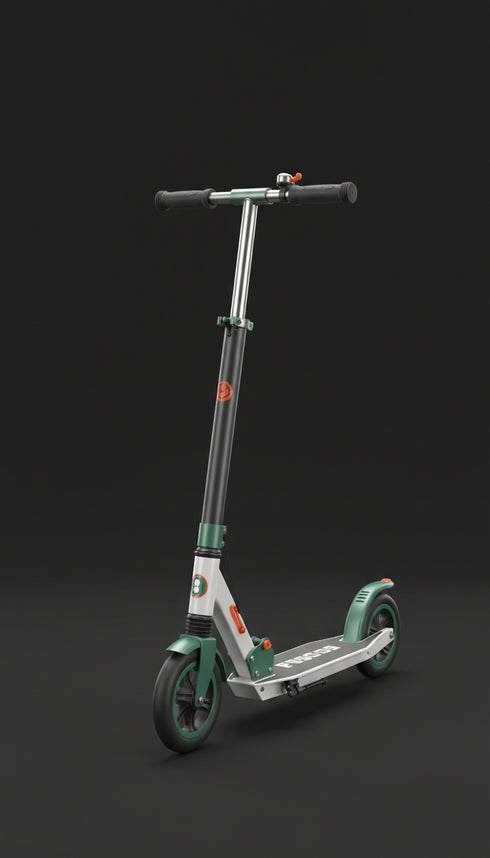 Urban chrome foldable scooter
