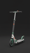 Urban chrome foldable scooter