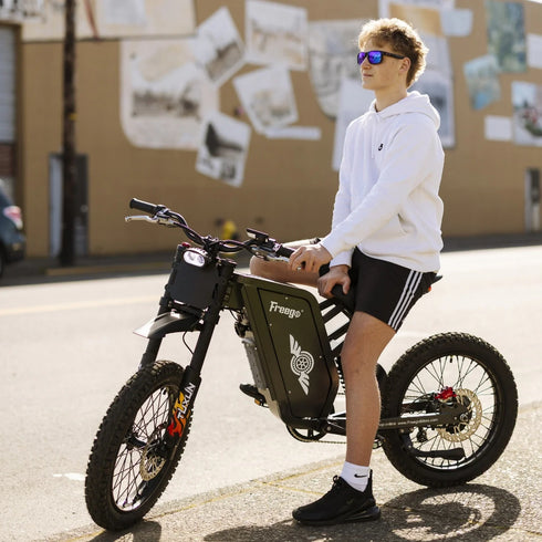 Freego X1 Series Agile All-Terrain Electric Dirt Bikes with Pedals
