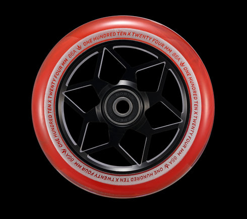 ENVY - DIAMOND 110MM WHEEL PAIR - SMOKE RED